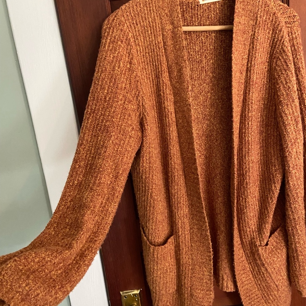 Marine Layer Ontario Cardigan, rust, size M - Picture 3 of 5